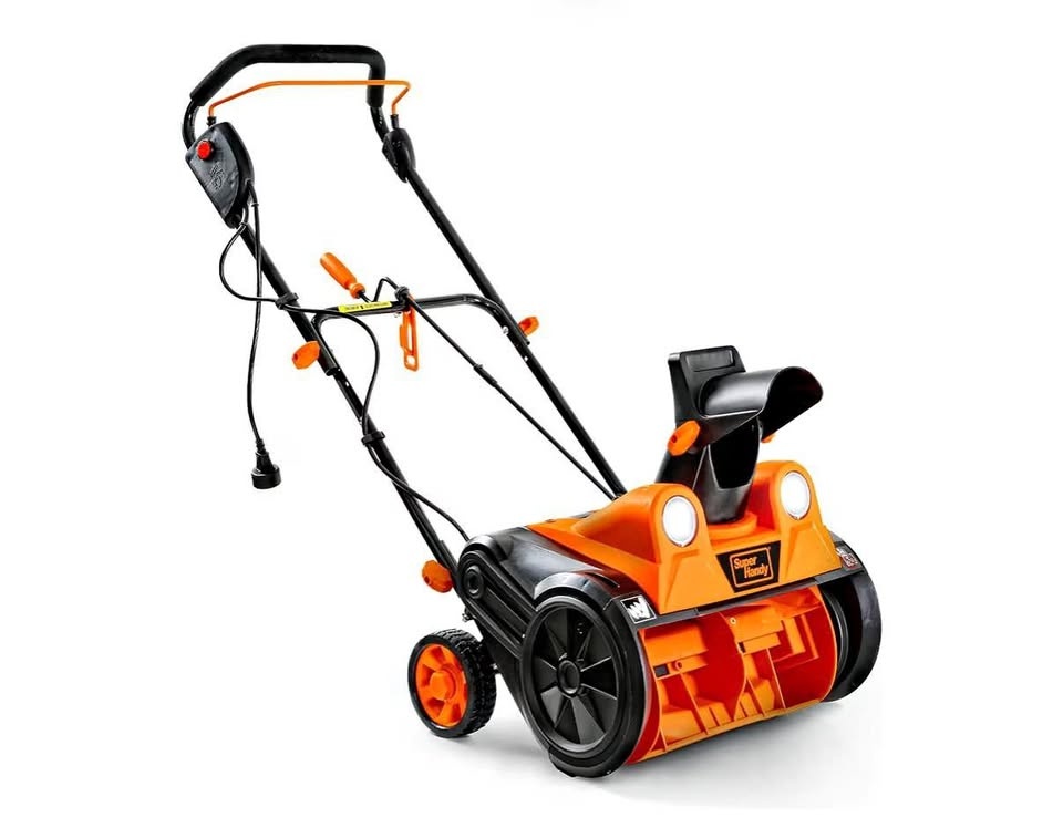 Electric Snow Blower 18 Inch – 120V Corded Snow Thrower