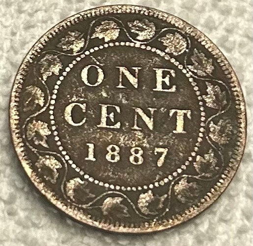 1887 Canadian Large Cent