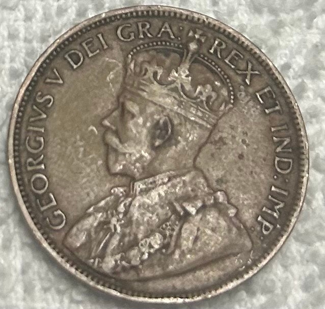1918 Canadian Large Cent - photo 2