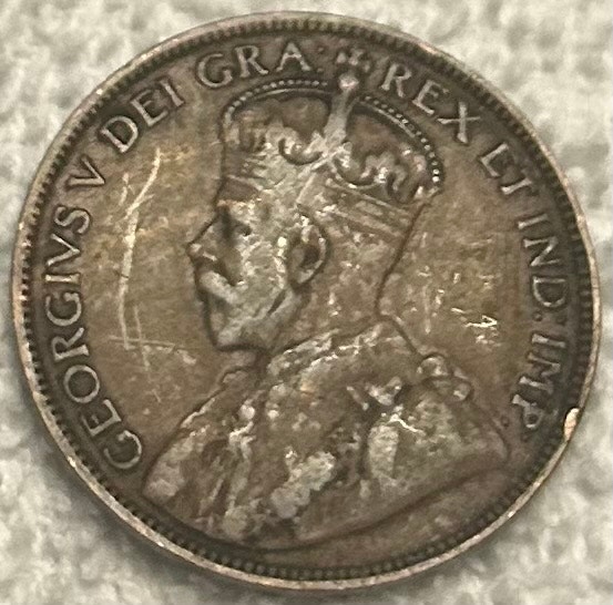 1915 Canadian Large Cent - photo 2