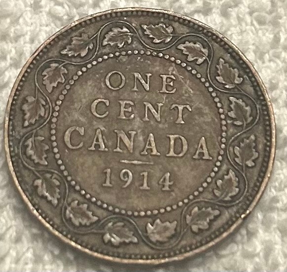 1914 Canadian Large Cent