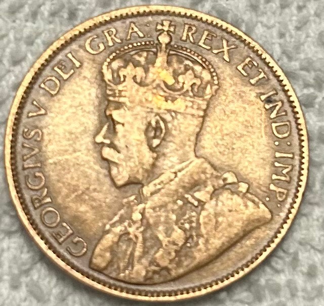 1920 Canadian Large Cent - photo 2