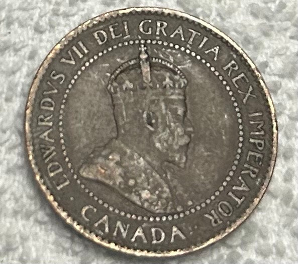 1903 Canadian Large Cent - photo 2