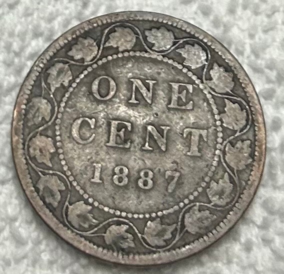 1887 Canadian Large Cent