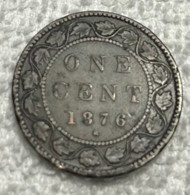 1876-H Canadian Large Cent
