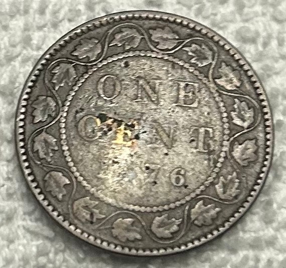 1876-H Canadian Large Cent