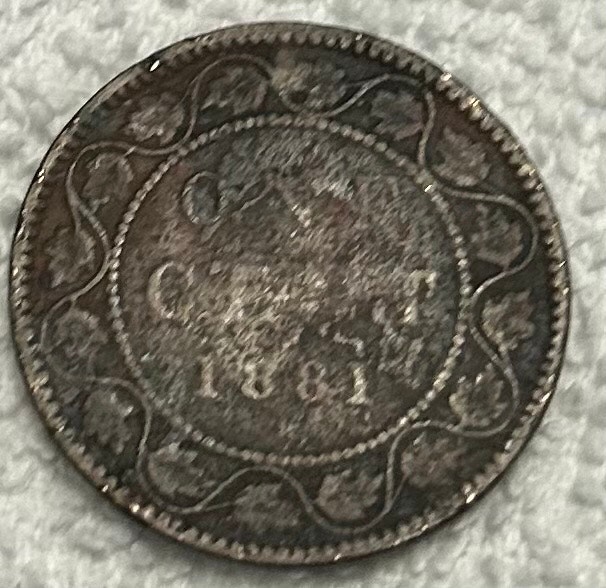 1881 Canadian Large Cent