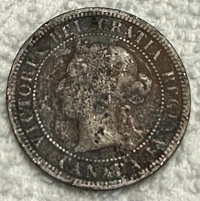 1881 Canadian Large Cent - photo 2