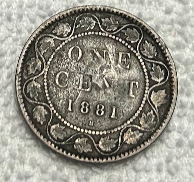 1881 Canadian Large Cent