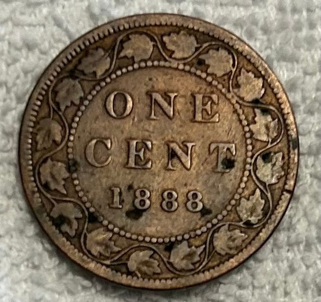 1888 Canadian Large Cent