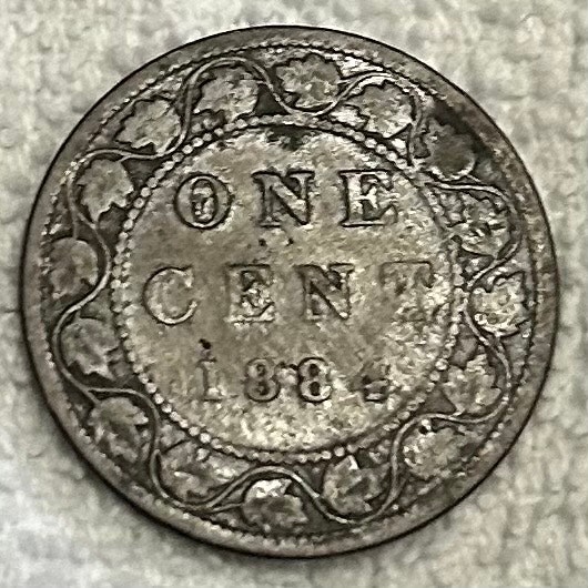 1884 Canadian Large Cent