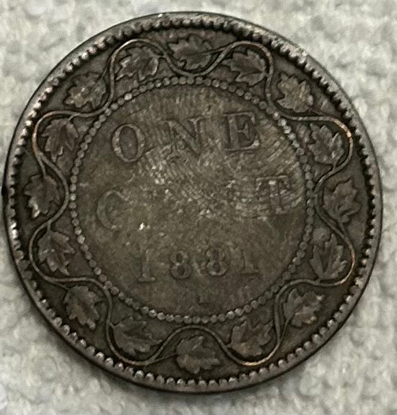 1881-H Canadian Large Cent