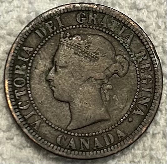 1881-H Canadian Large Cent - photo 2
