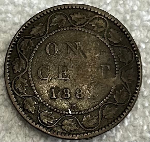 1881-H Canadian Large Cent