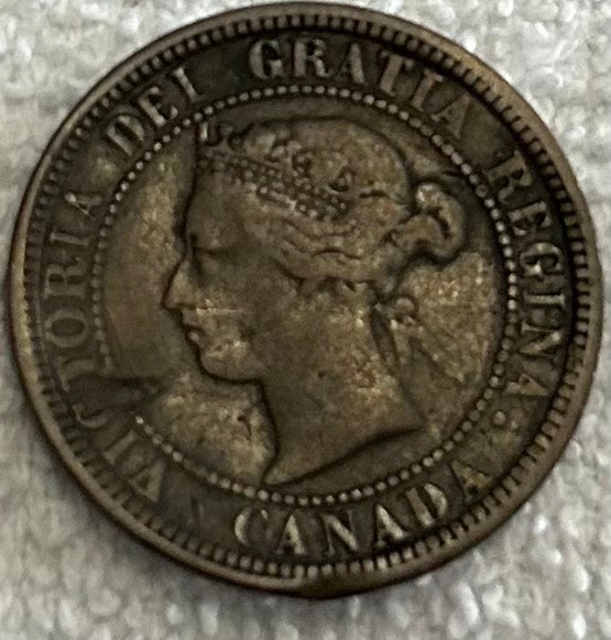 1881-H Canadian Large Cent - photo 2