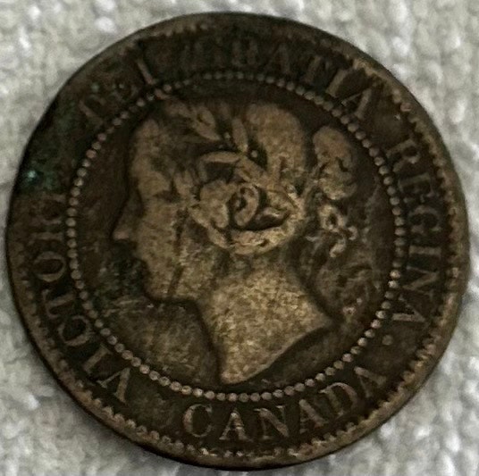 1859 Canadian Large Cent - photo 2