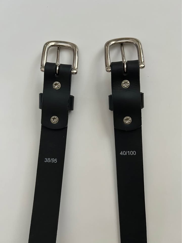 Brand New Unisex Black Belts Two Sizes 38/95 & 40/100 $15 each - photo 4