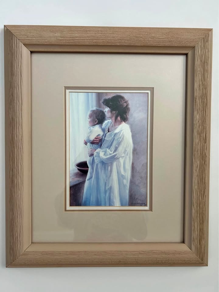 Brand New Framed Mother and Child Art Print