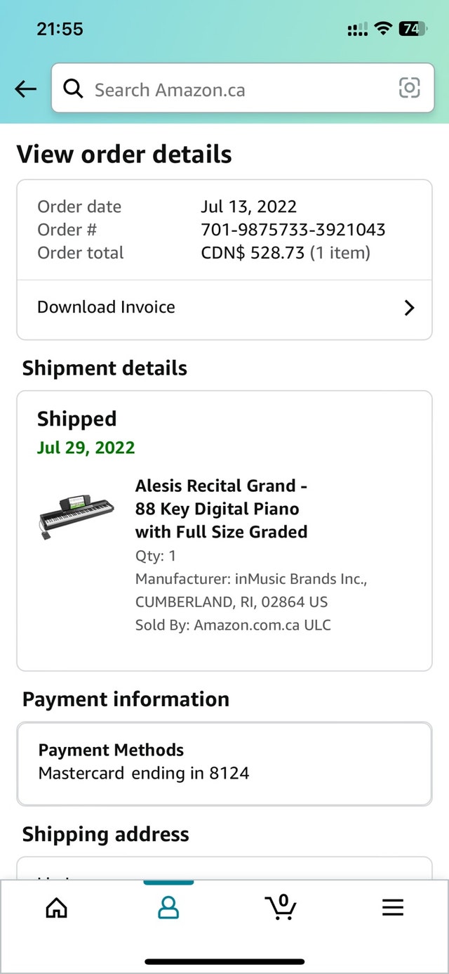 600 dollars worth Alesis Recital Piano and FREE stand - photo 2