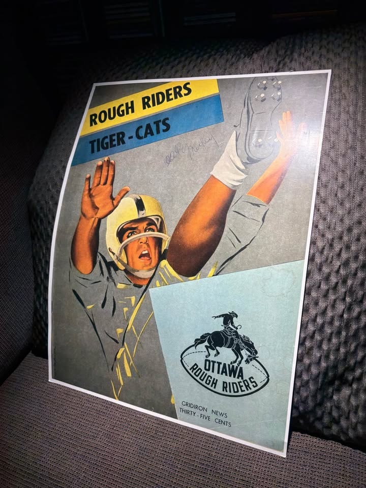 Vintage Hamilton Tiger-Cats (4) Reprinted Posters - photo 2