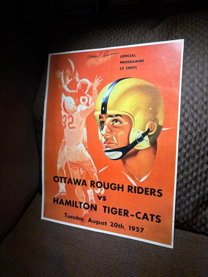 Vintage Hamilton Tiger-Cats (4) Reprinted Posters - photo 3