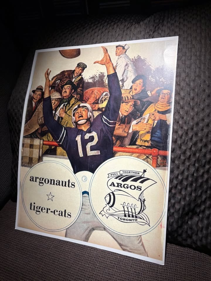 Vintage Hamilton Tiger-Cats (4) Reprinted Posters - photo 5