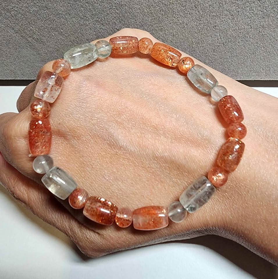 New Natural Arusha Sunstone Crystal Bracelet