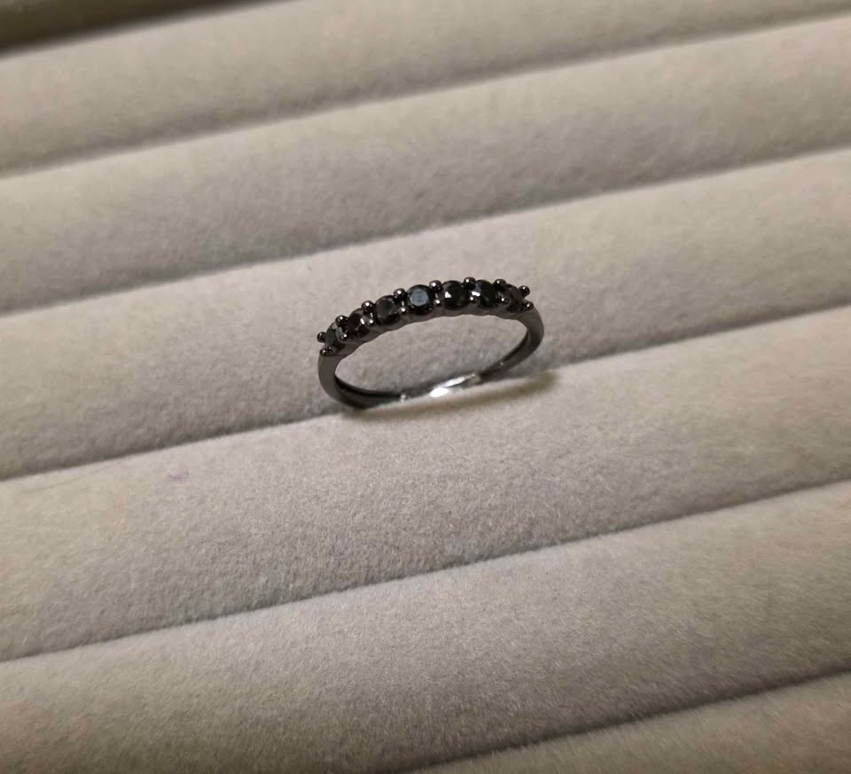 Black spinel ring - photo 2