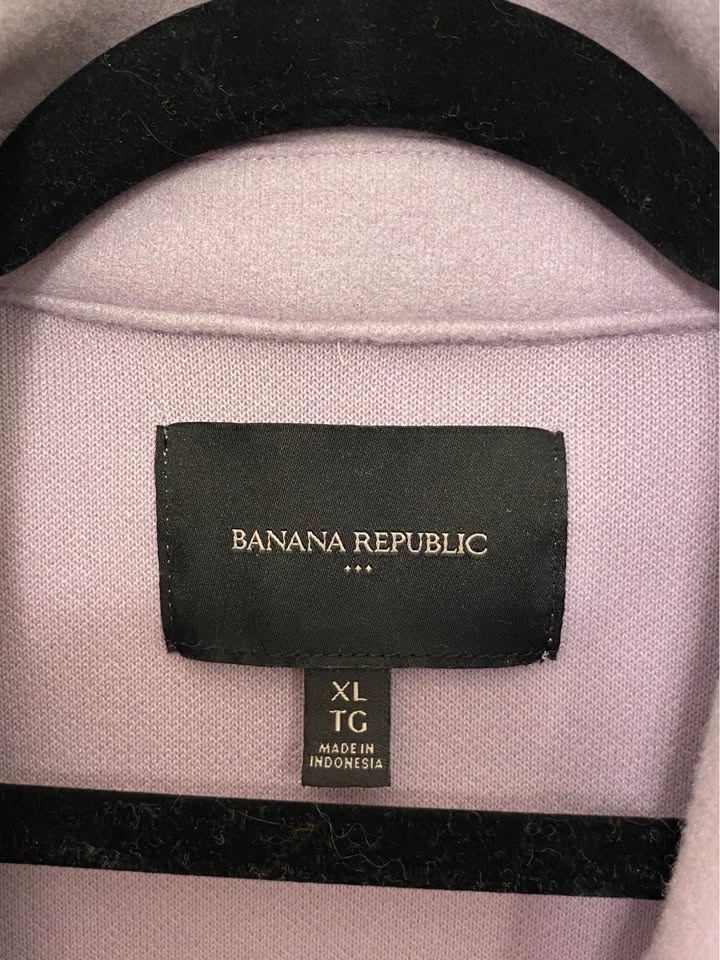Lavender Banana Republic Polyester women’s Coat XL - photo 2