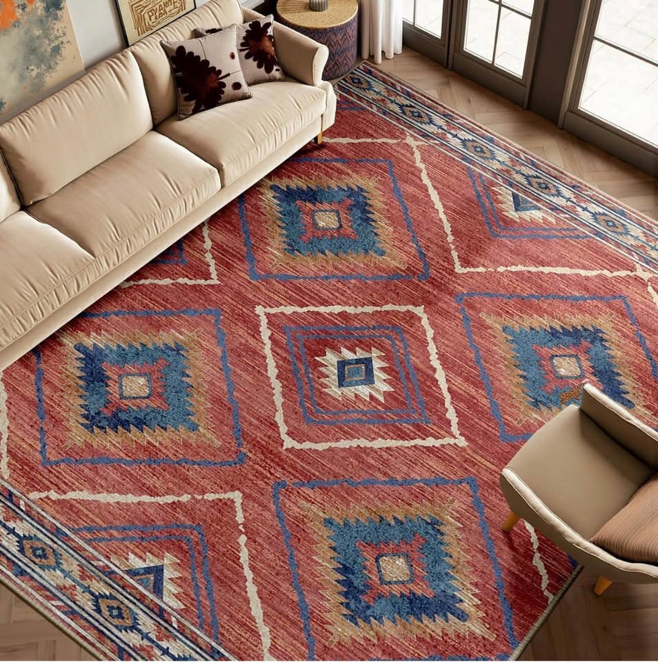 Brand New Area Rug 10x8 Washable Rugs Non-Slip Backing - photo 2