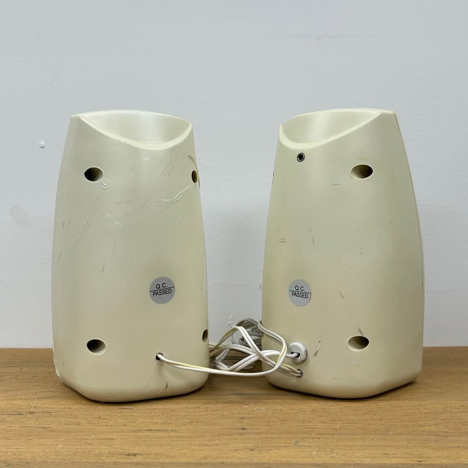 Vintage High Fidelity Stereo Pair Of Speakers Tested 3D Audio So - photo 4