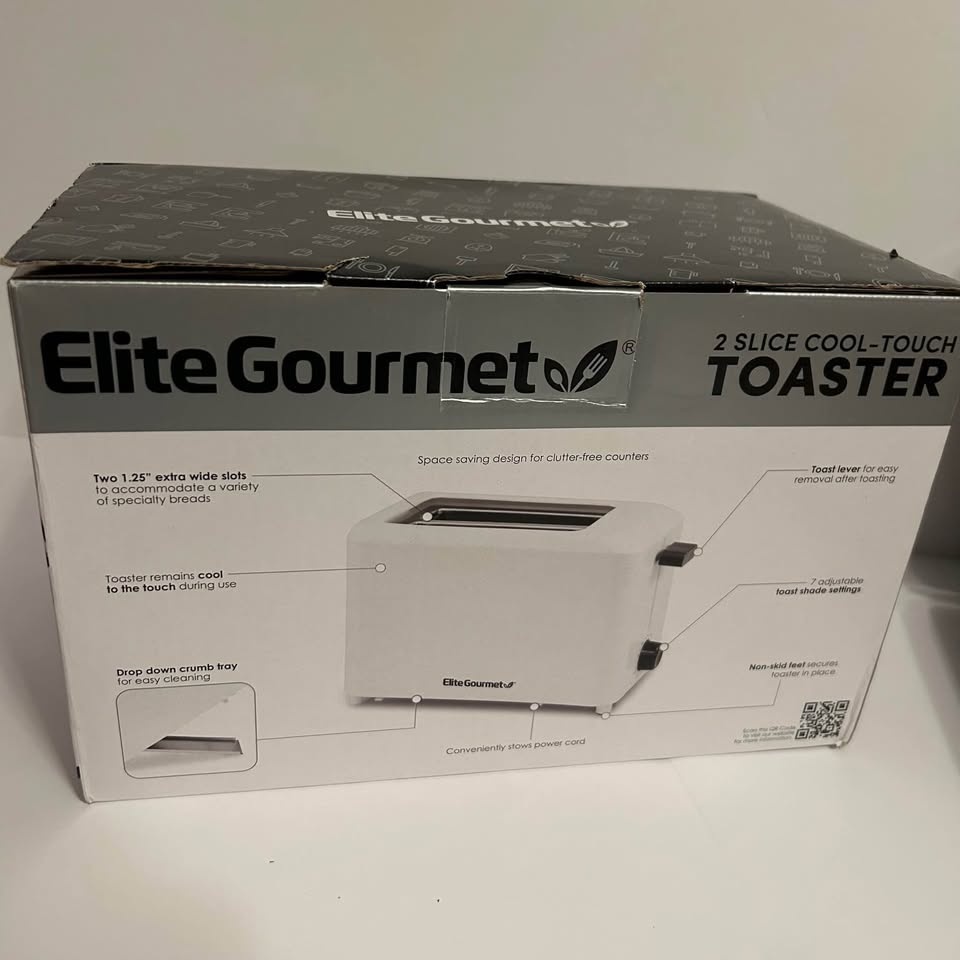 NEW Toaster 2-slice cool touch Elite Gourmet - photo 2