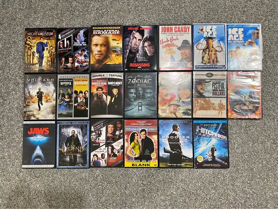 Variety of DVDs