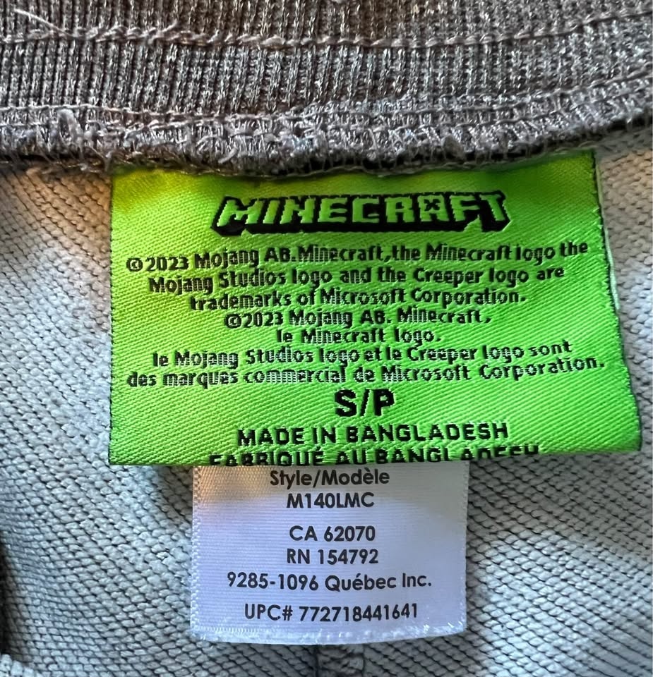 Men's/Boys Minecraft Joggers - photo 2