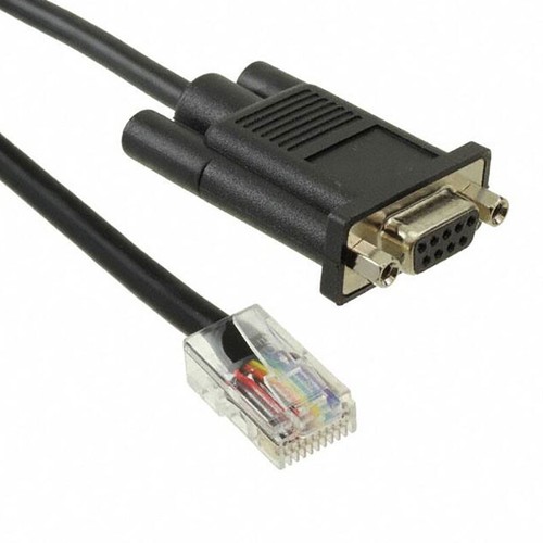 Digi RJ-45 to DB-9 Female Crossover, 4'