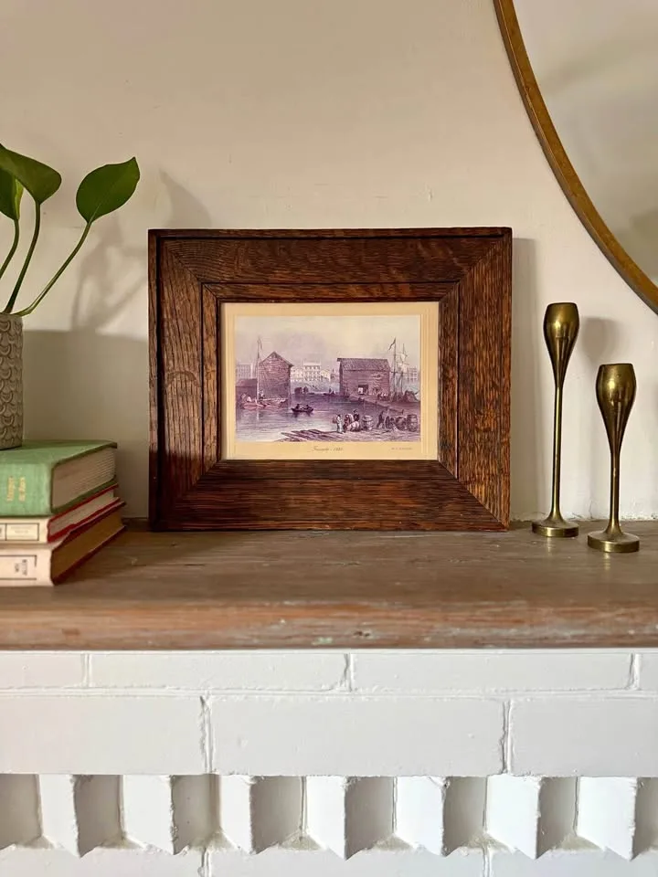 Vintage-Style W.H. Bartlett "Toronto 1830" Framed Art Print thumbnail