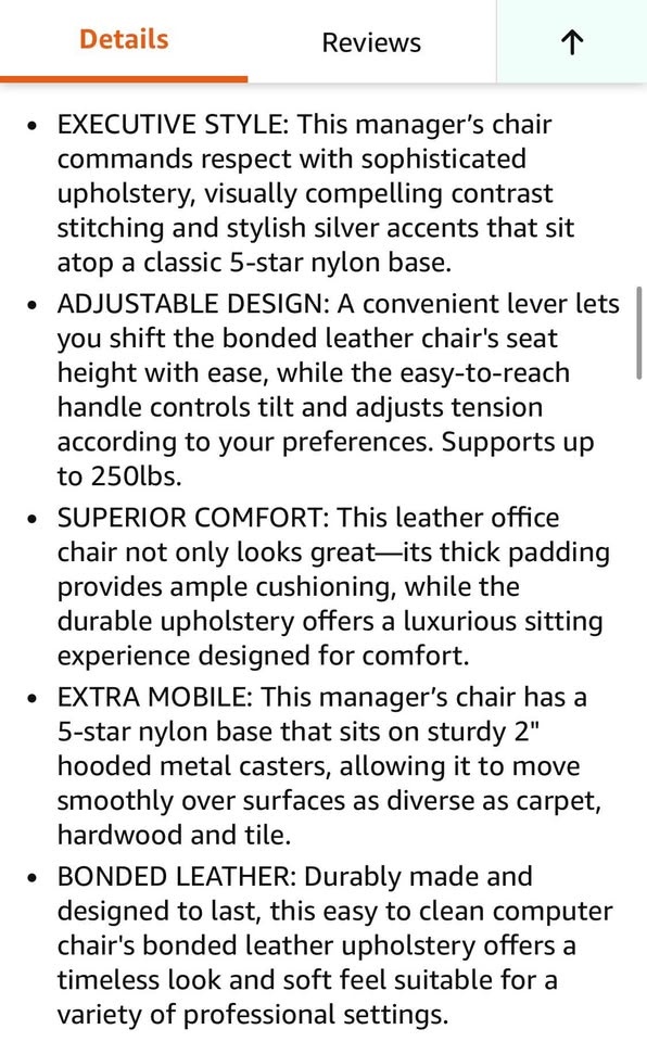 Staples Osgood High-Back Manager's Chair - photo 4