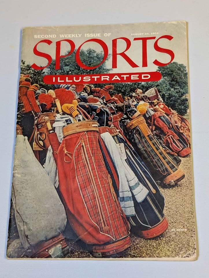 Sports Illustrated Issues #1 & #2 August 1954 w/ Topps Baseball - photo 2
