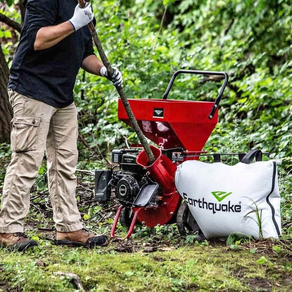 NEW Earthquake K32 Wood Chipper Shredder Leaf Mulcher (212cc)