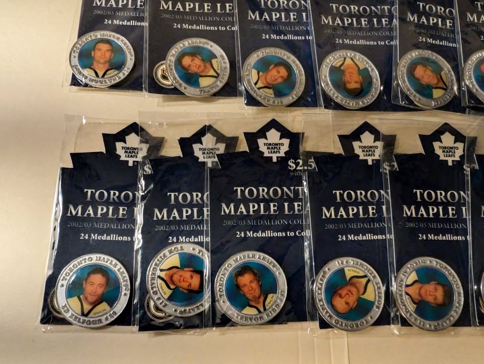 2002-03 Toronto Sun Maple Leafs Medallions - Full Set - photo 2