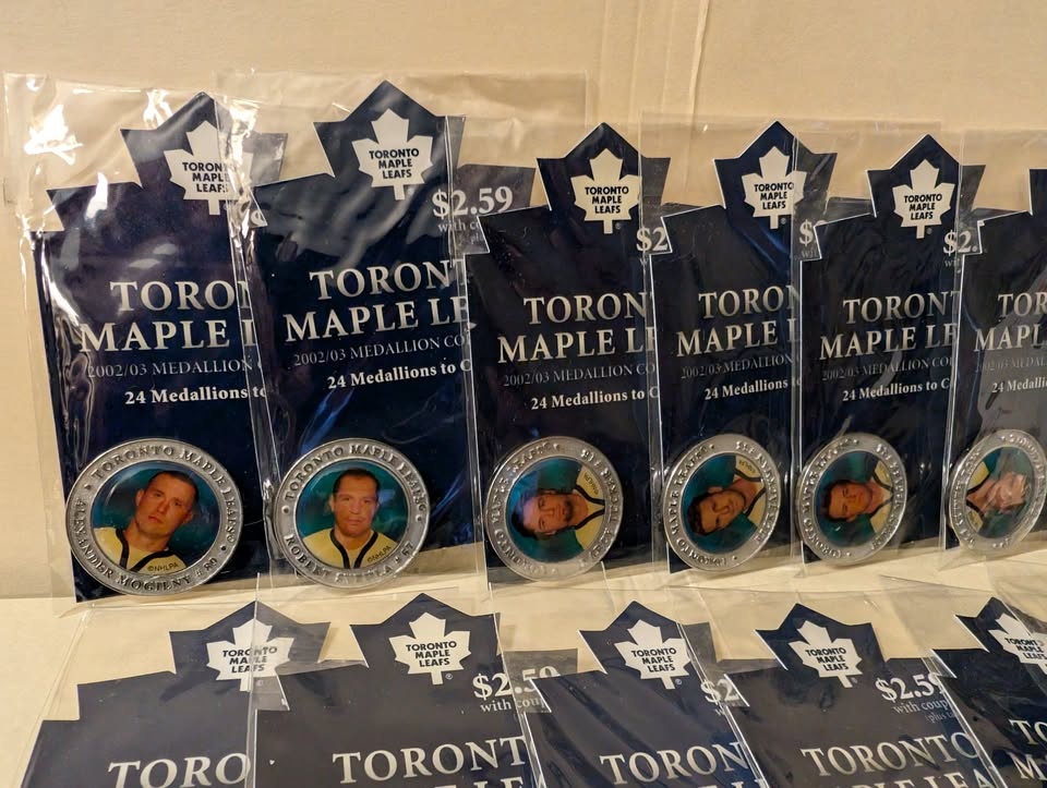 2002-03 Toronto Sun Maple Leafs Medallions - Full Set - photo 4