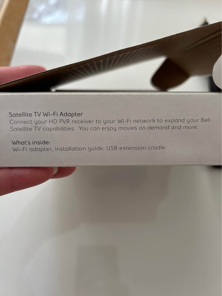 Brand New Bell Satellite TV Wi-Fi Adapter NETGEAR WNA3100-1BNPAS - photo 3