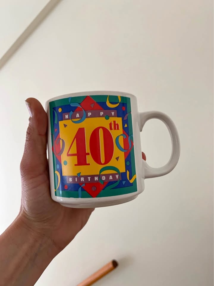 Happy 40th Birthday Mug