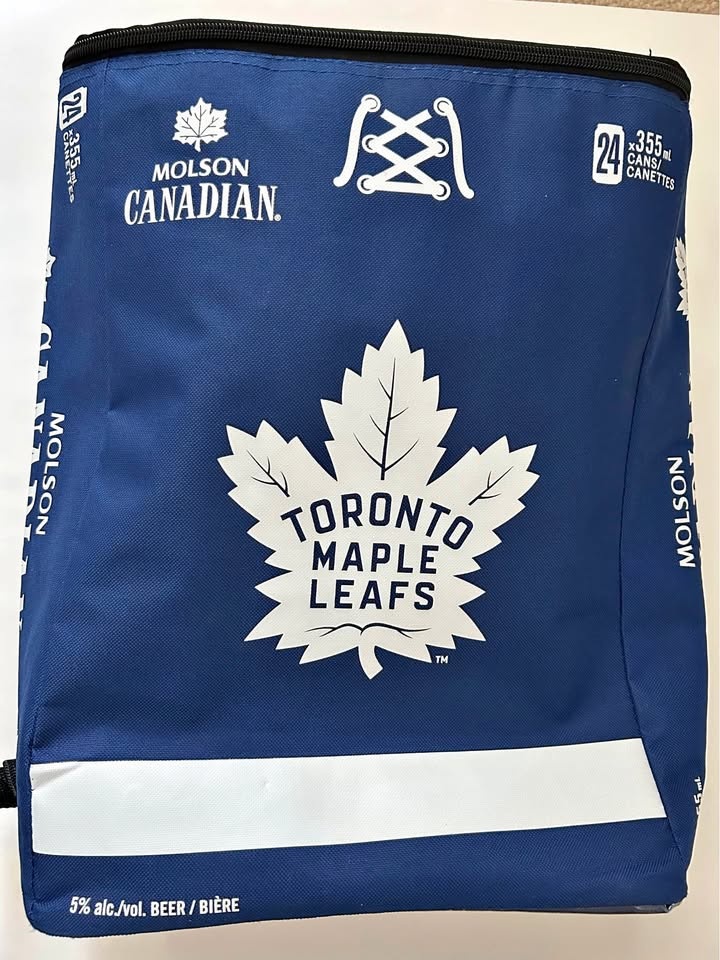 Brand New Toronto Maple Leafs Cooler Backpack P/U Warden & Hwy 7