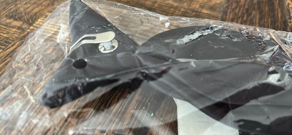 Black clip on tie - photo 2