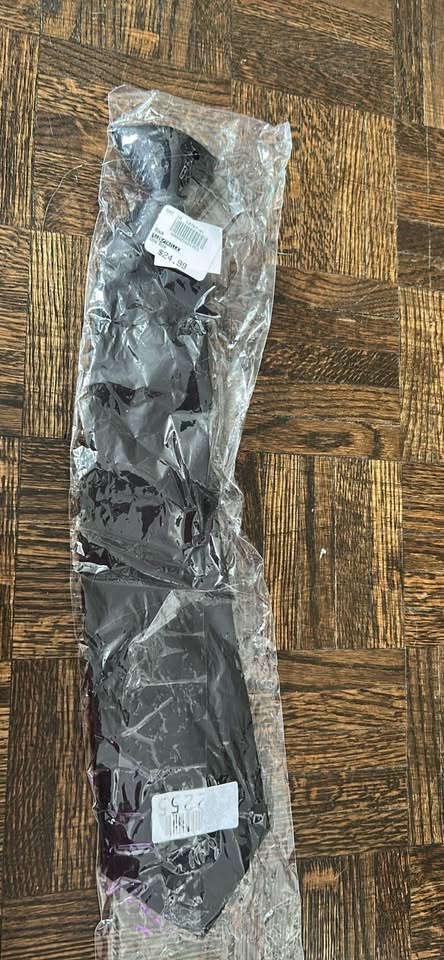Black clip on tie - photo 3