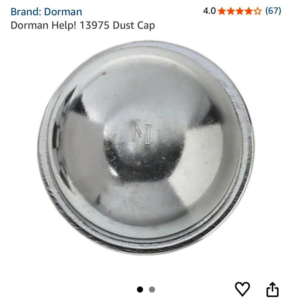 Dust cap fits Ford