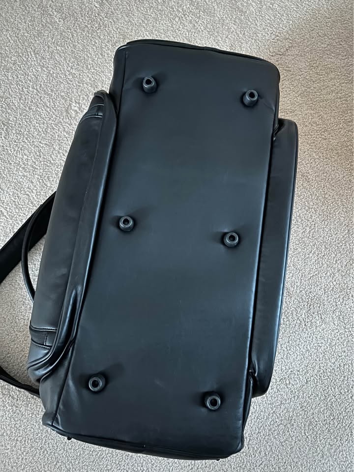 Nike Leather Golf Travel Duffel Bag - Black - photo 4