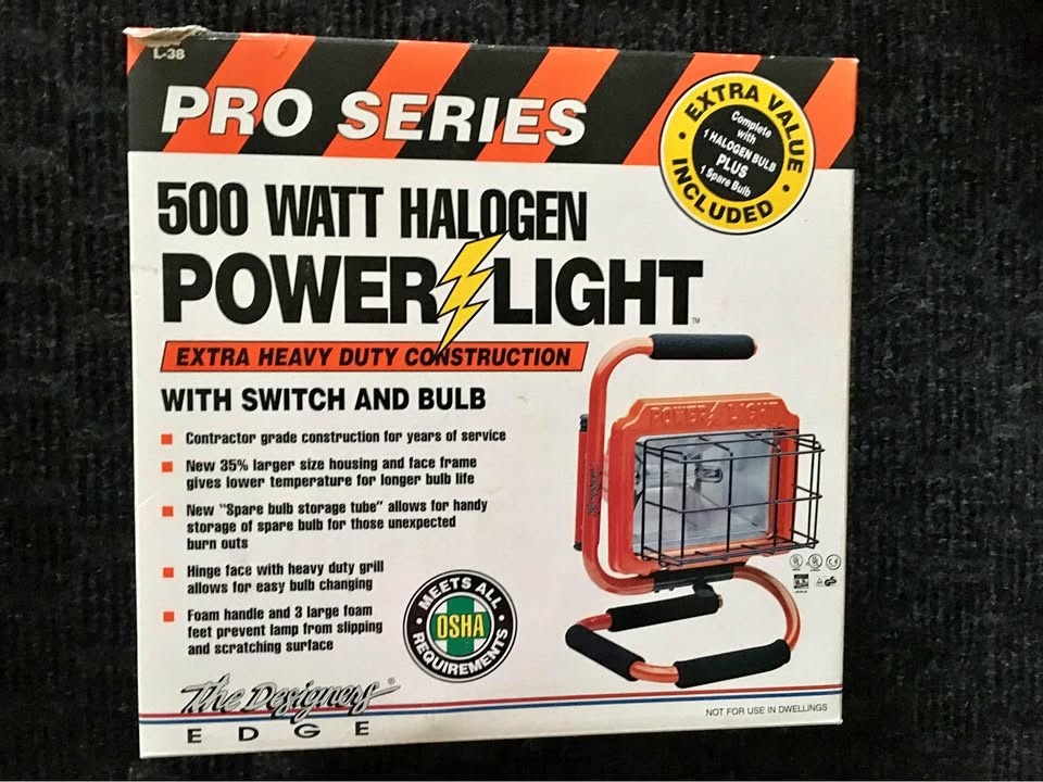 Brand New ❤️Pro Series 500W Halogen Power Light - Markham P/U