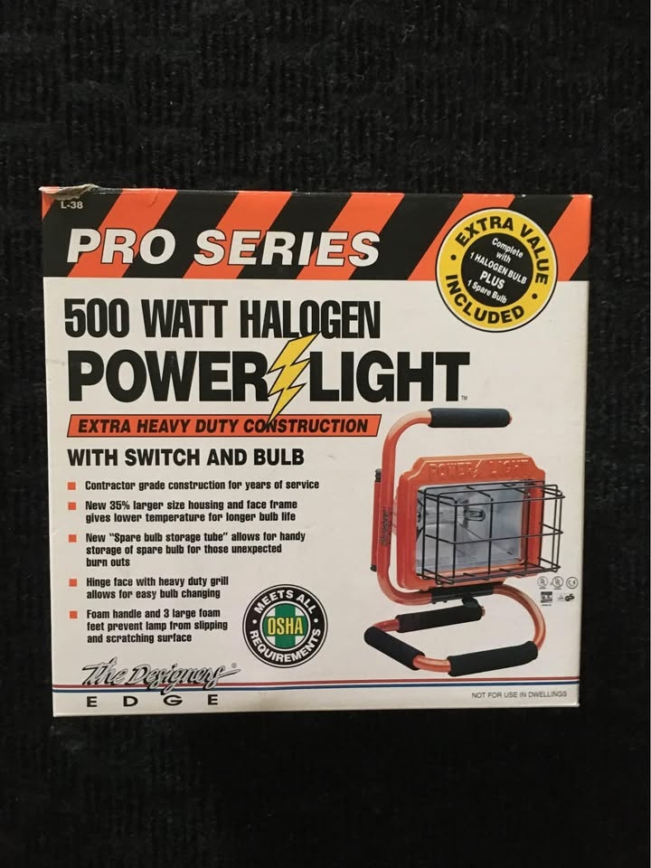 Brand New ❤️Pro Series 500W Halogen Power Light - Markham P/U - photo 4